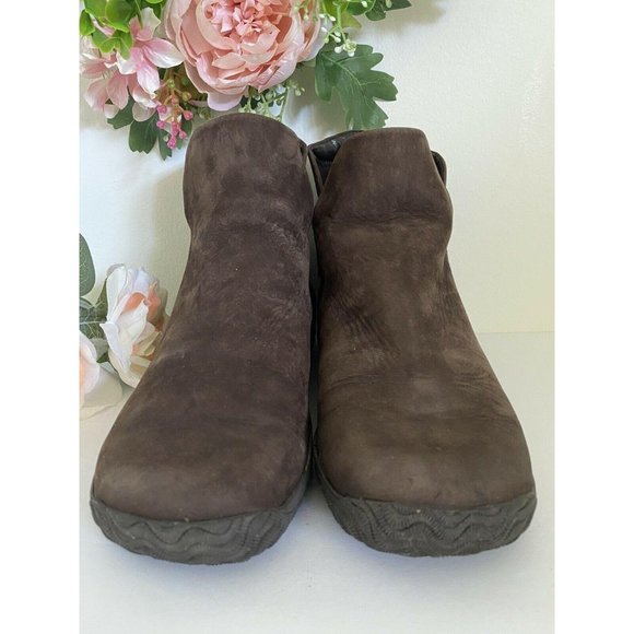 Softwalk Oxnard Ankle Brown Suede Leather Boots - Picture 6 of 12